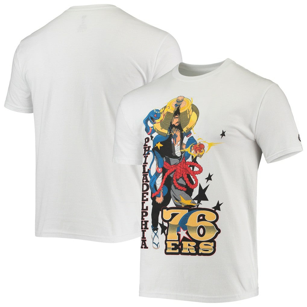 Philadelphia 76ers NBA x McFlyy Identify Artist Series T-Shirt White