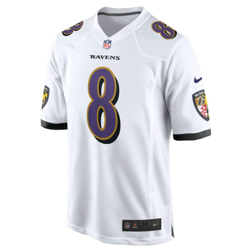 Nike Lamar Jackson Baltimore Ravens Game Jersey White