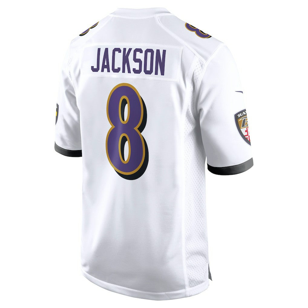 Nike Lamar Jackson Baltimore Ravens Game Jersey White