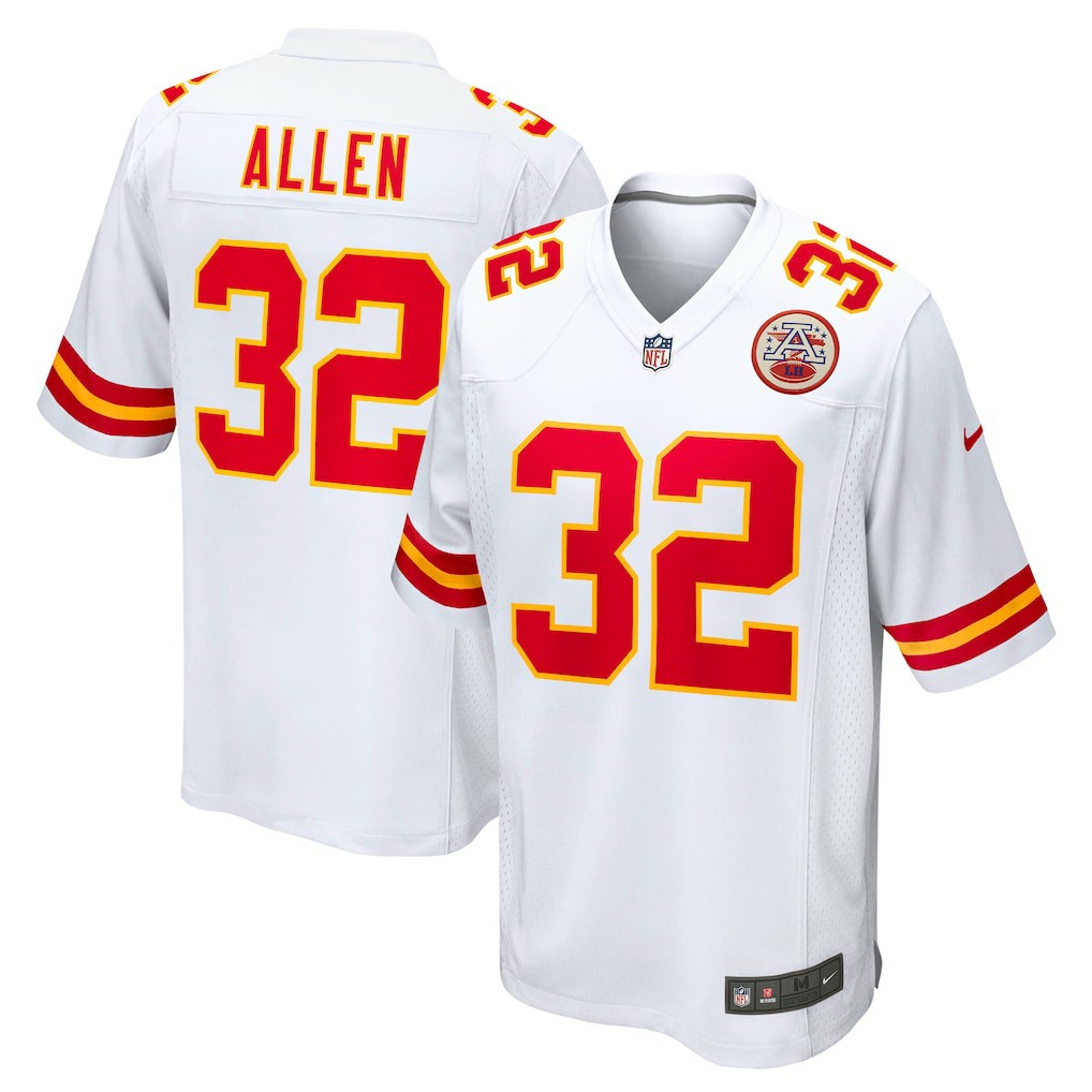 Nike Marcus Allen Kansas City Chiefs Retired Player Game Jersey White