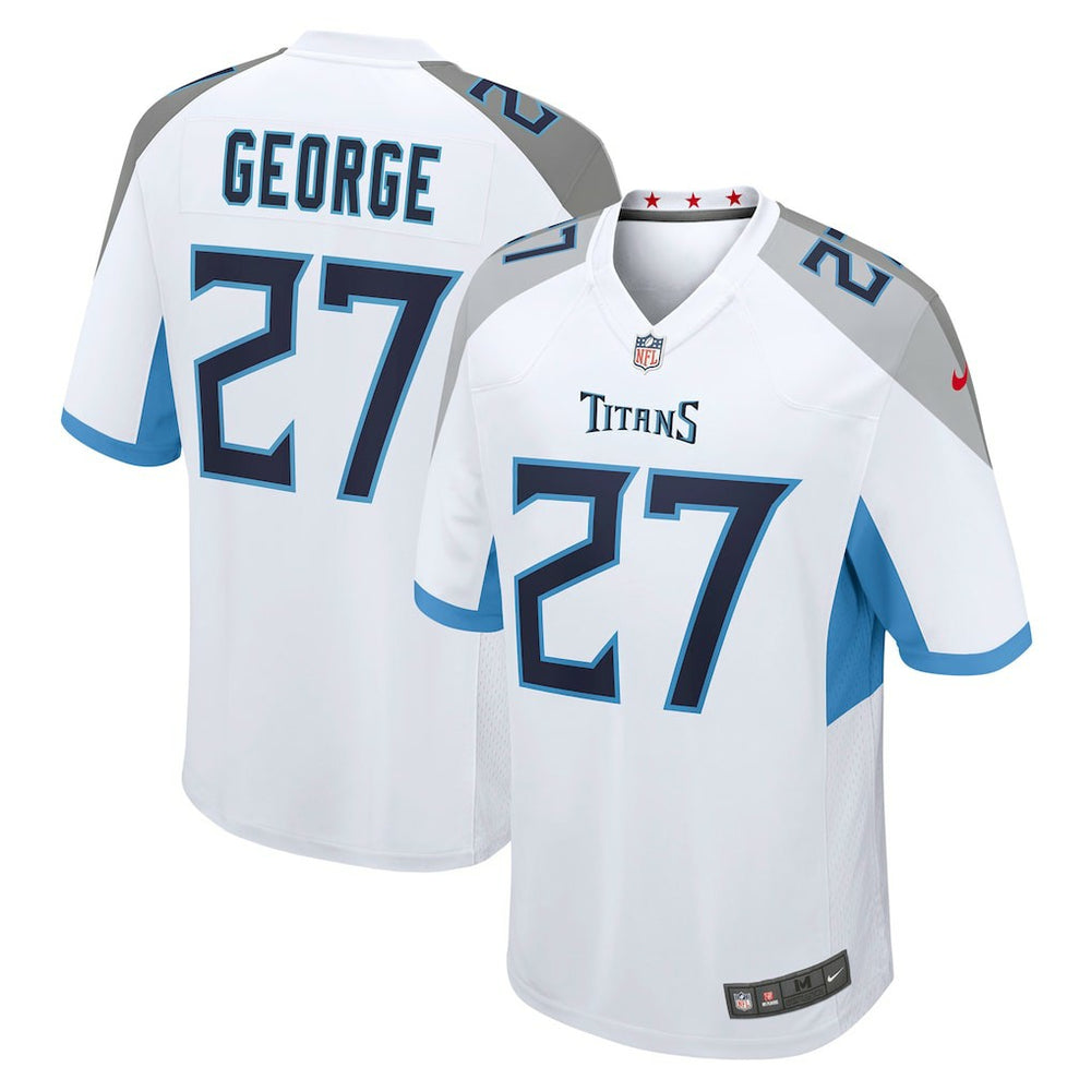 Nike Eddie George Tennessee Titans Retired Player Game Jersey White