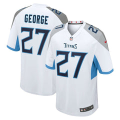 Nike Eddie George Tennessee Titans Retired Player Game Jersey White