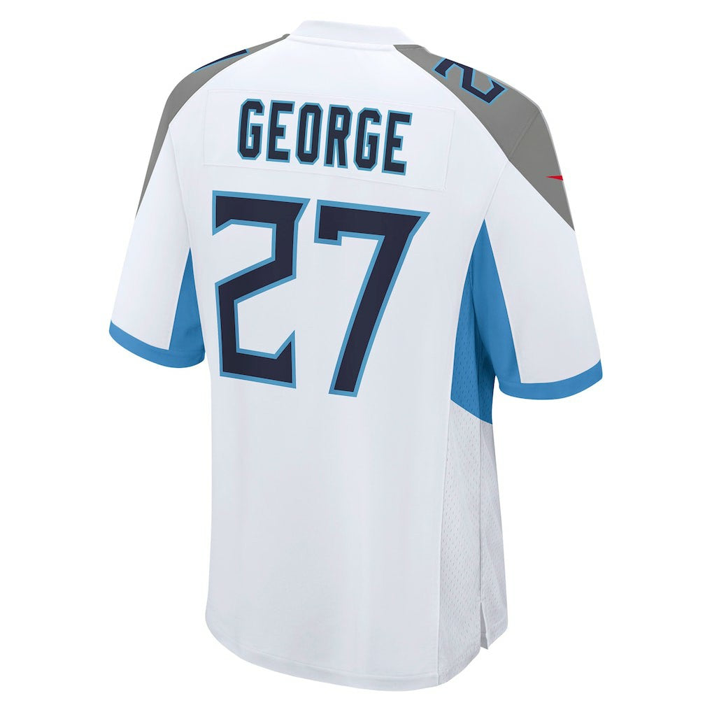 Nike Eddie George Tennessee Titans Retired Player Game Jersey White
