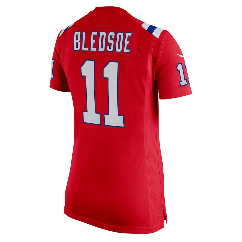 Nike Drew Bledsoe New England Patriots Women's Retired Game Jersey Red