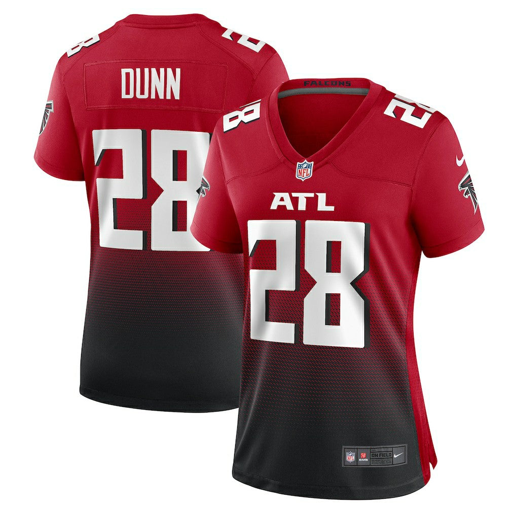 Nike Warrick Dunn Atlanta Falcons Women's Retired Game Jersey Red