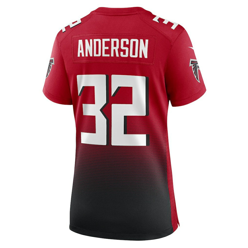 Nike Jamal Anderson Atlanta Falcons Women's Retired Game Jersey Red