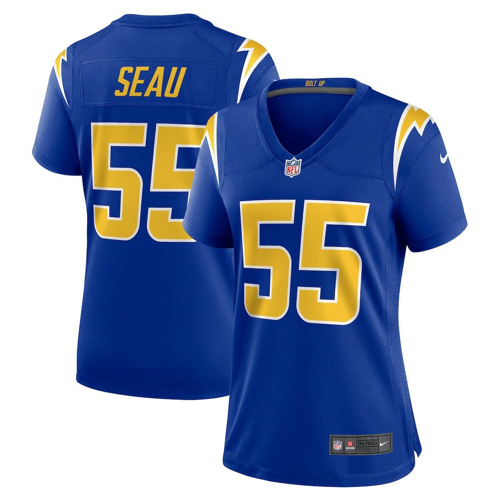 Nike Junior Seau Los Angeles Chargers Women's Retired Game Jersey Royal
