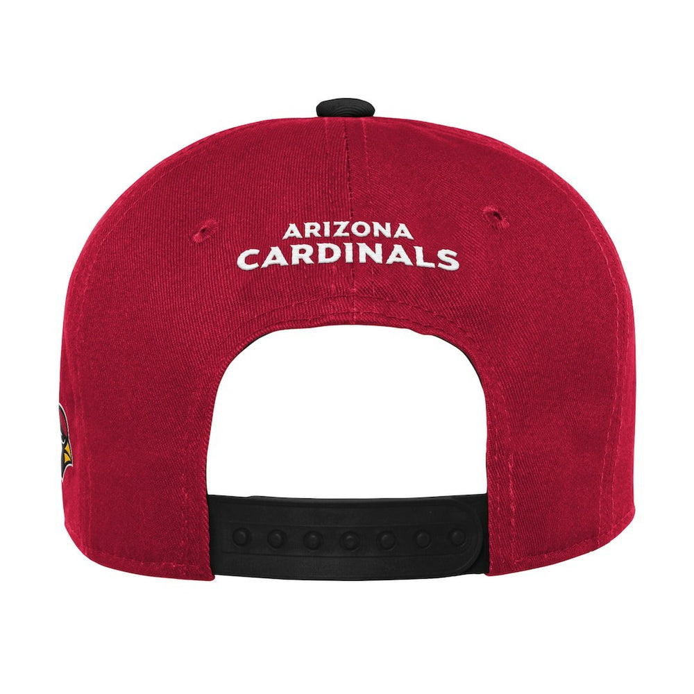 Arizona Cardinals Youth Lock Up Snapback Hat Cardinal/Black