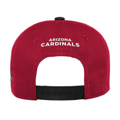 Arizona Cardinals Youth Lock Up Snapback Hat Cardinal/Black