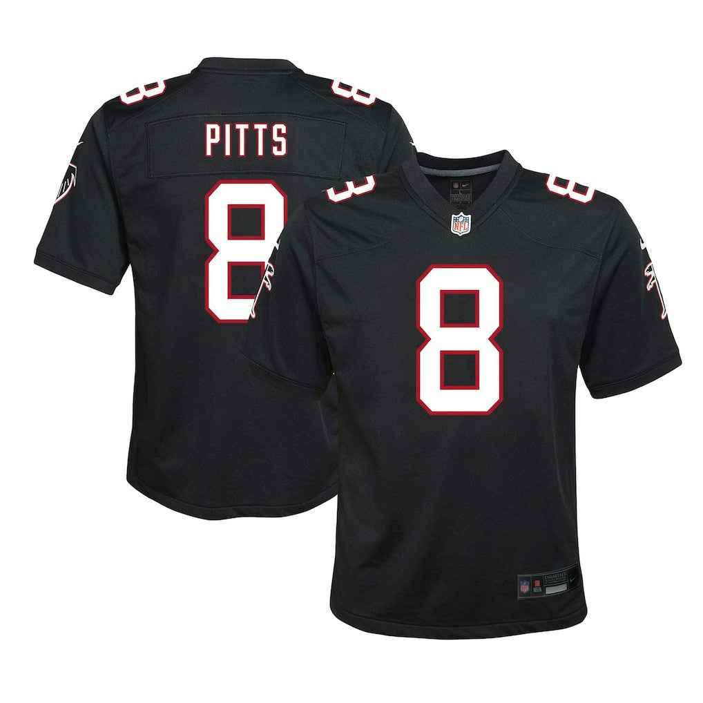 Nike Kyle Pitts Sr. Atlanta Falcons Youth Game Jersey Black