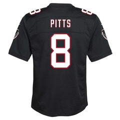 Nike Kyle Pitts Sr. Atlanta Falcons Youth Game Jersey Black