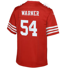 Nike Fred Warner San Francisco 49ers Youth Game Jersey Scarlet