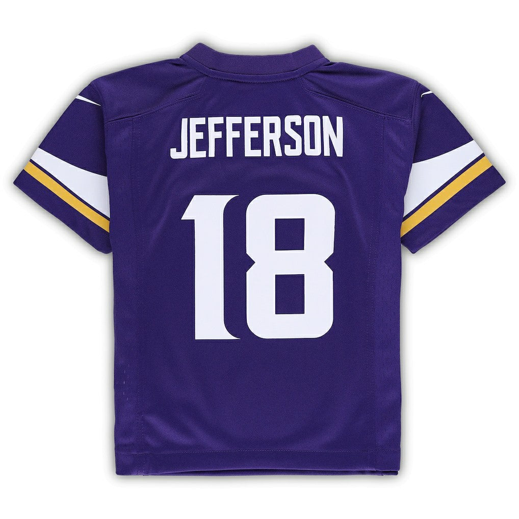 Nike Justin Jefferson Minnesota Vikings Preschool Game Jersey Purple