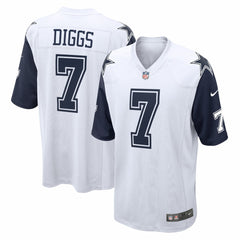 Nike Trevon Diggs Dallas Cowboys Alternate Game Team Jersey White