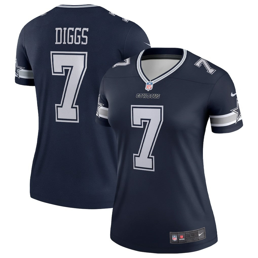 Nike Trevon Diggs Dallas Cowboys Women's Legend Player Performance Top Navy