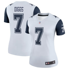 Nike Trevon Diggs Dallas Cowboys Women's Legend Player Performance Top White