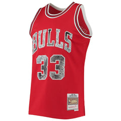 Scottie Pippen Chicago Bulls 1997/98 Hardwood Classics NBA 75th Anniversary Diamond Swingman Jersey for sale Red | Mitchell & Ness Near Me