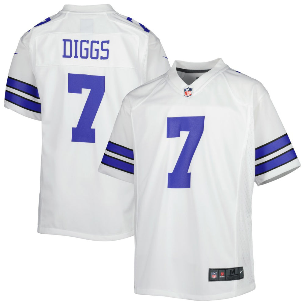 Nike Trevon Diggs Dallas Cowboys Youth Game Jersey White