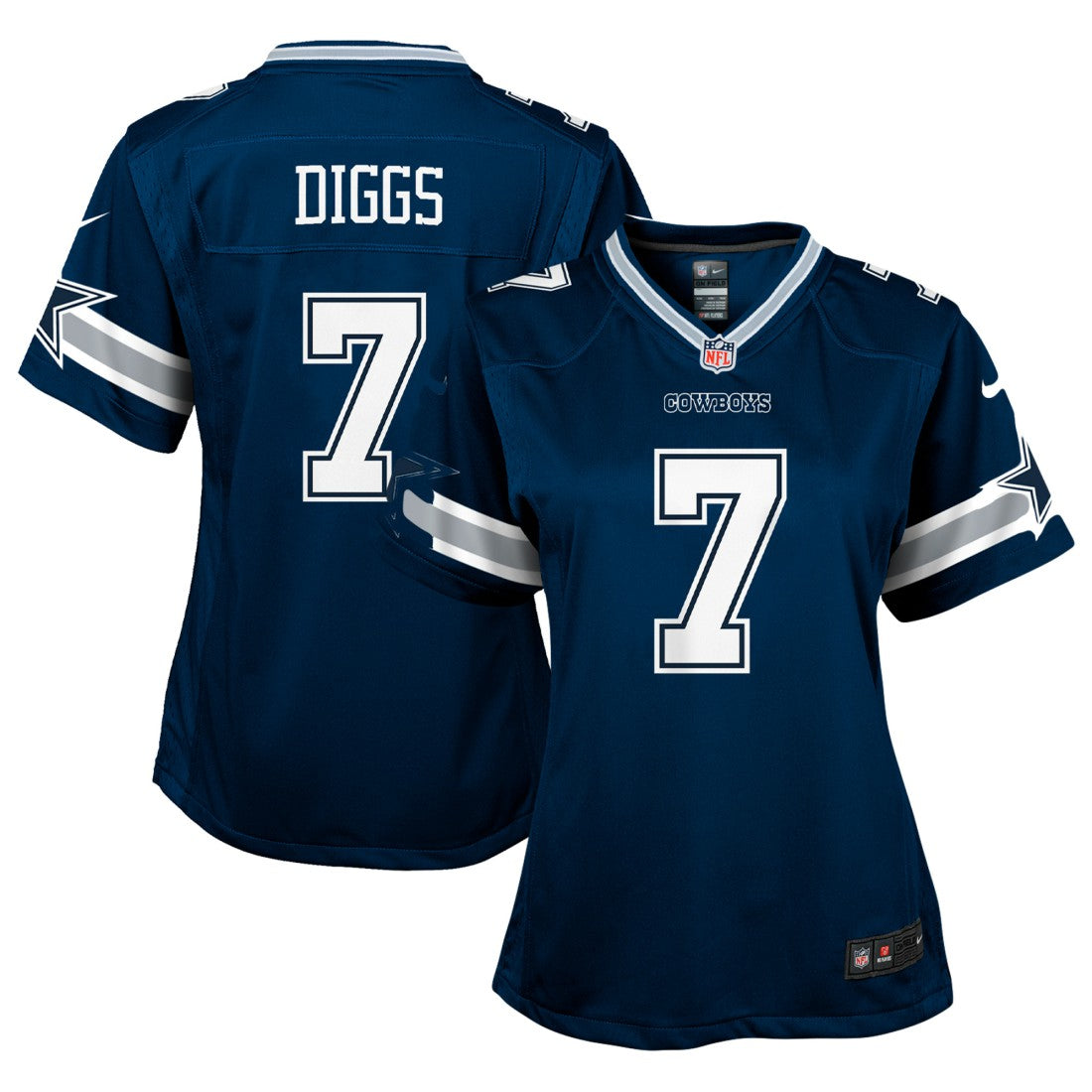 Nike Trevon Diggs Dallas Cowboys Girls Youth Game Jersey Navy