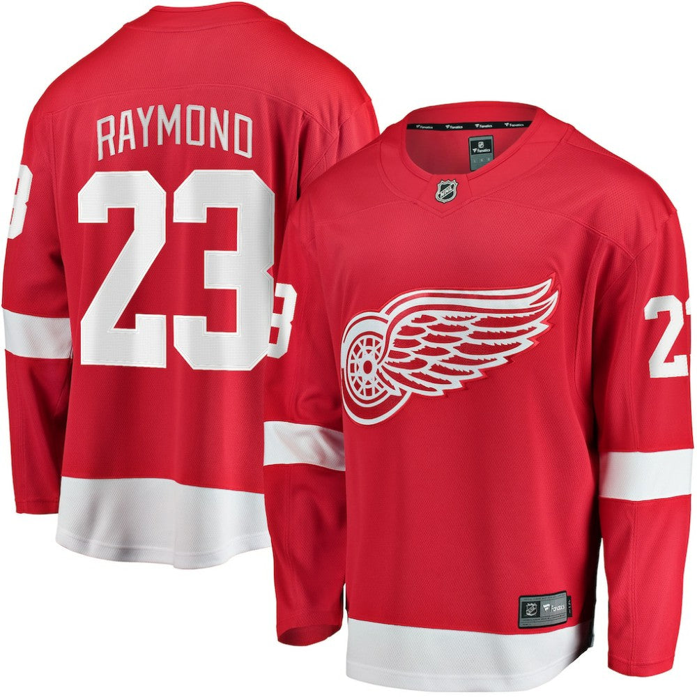 Lucas Raymond Detroit Red Wings Fanatics Home Breakaway Player Jersey - Red - NHL 4564165
