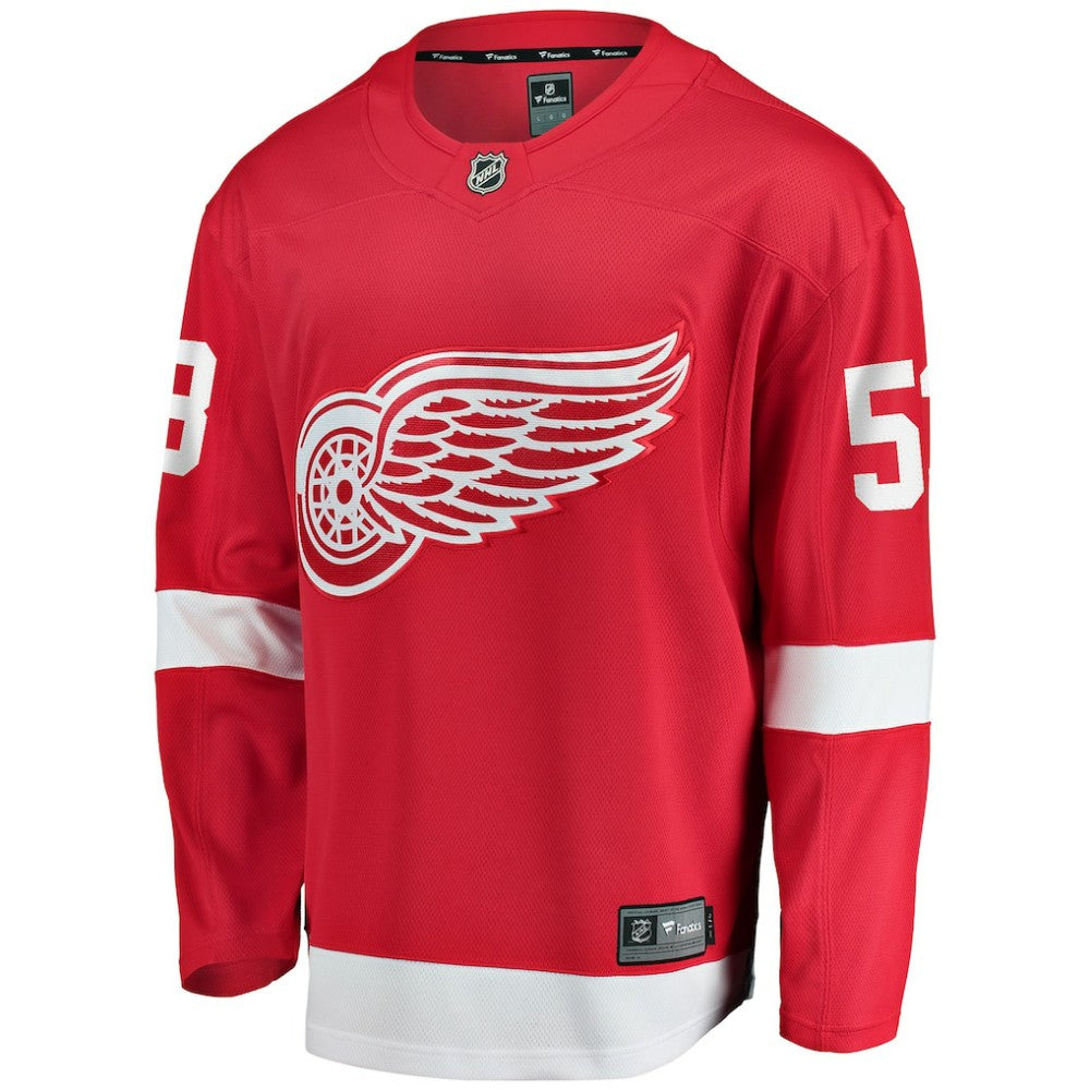 Moritz Seider Detroit Red Wings Fanatics Home Breakaway Player Jersey - Red - NHL 4564175