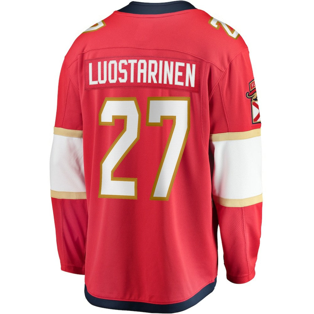 Eetu Luostarinen Florida Panthers Fanatics Home Breakaway Player Jersey - Red - NHL 4564201
