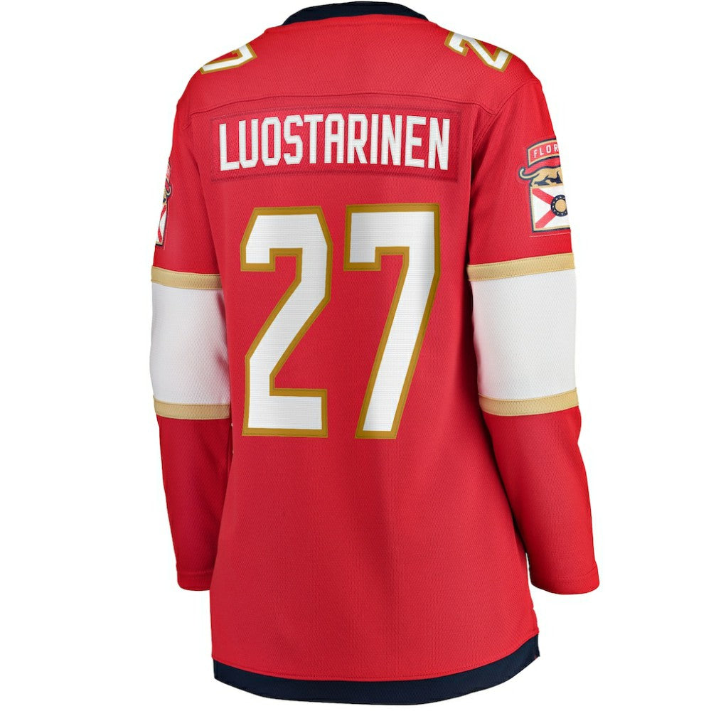Eetu Luostarinen Florida Panthers Fanatics Women's Home Breakaway Player Jersey - Red - NHL 4564212