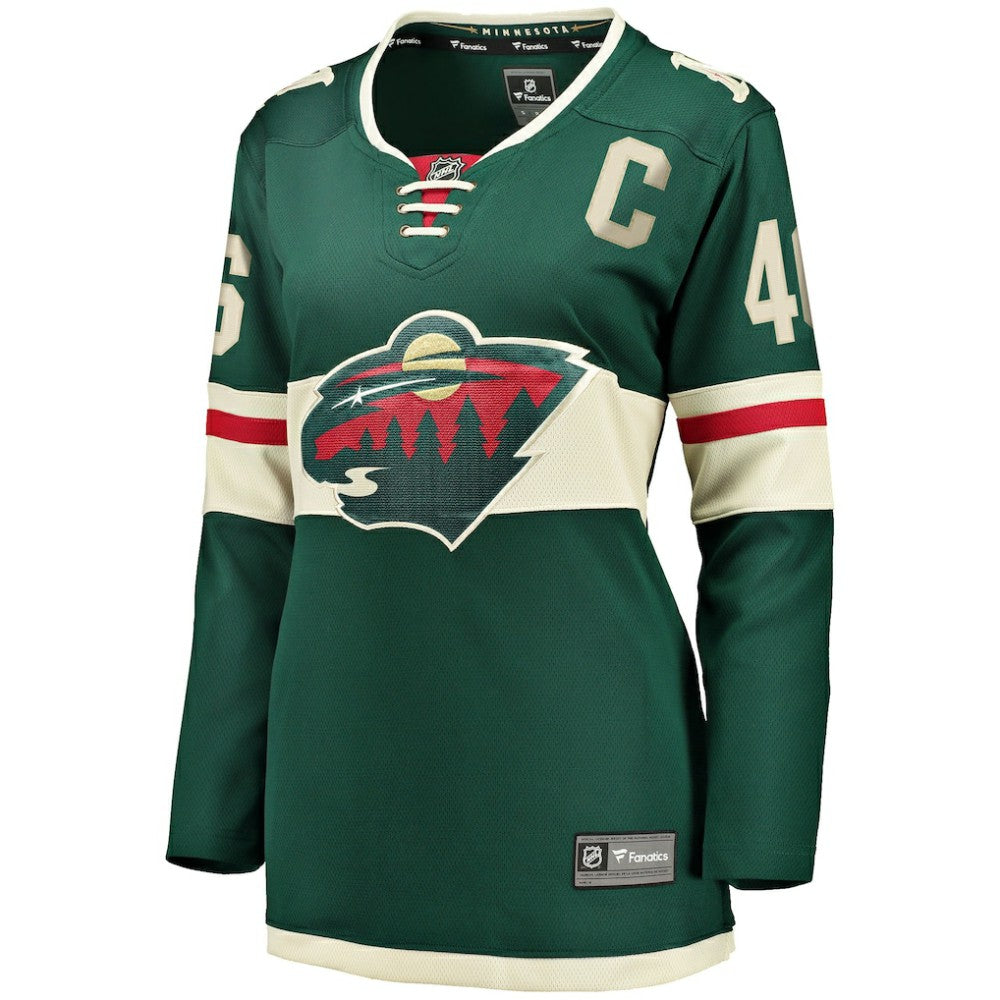 Jared Spurgeon Minnesota Wild Women's Home Breakaway Player Jersey - Green - NHL 4564358