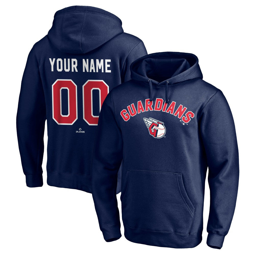 Cleveland Guardians Personalized Winning Streak Pullover Hoodie - Navy - MLB Discount