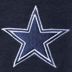 Dallas Cowboys Sunset Slub Raglan Henley Long Sleeve T-Shirt Navy