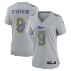 Nike Matthew Stafford Los Angeles Rams Women's Atmosphere Fashion Game Jersey Gray