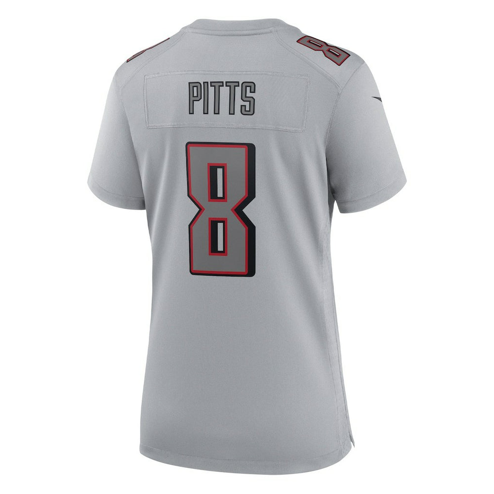 Nike Kyle Pitts Atlanta Falcons Women's Atmosphere Fashion Game Jersey Gray