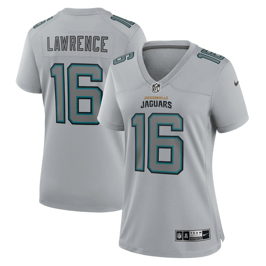 Nike Trevor Lawrence Jacksonville Jaguars Women's Atmosphere Fashion Game Jersey Gray