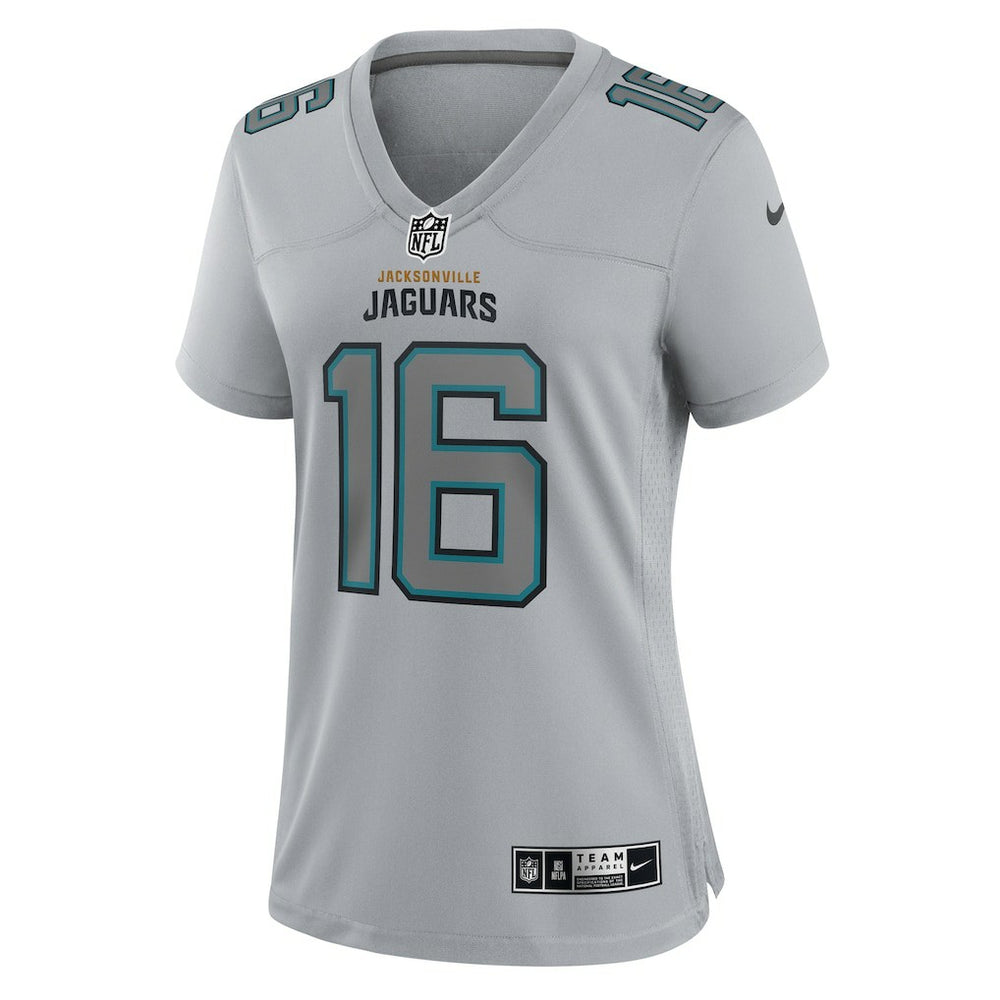Nike Trevor Lawrence Jacksonville Jaguars Women's Atmosphere Fashion Game Jersey Gray