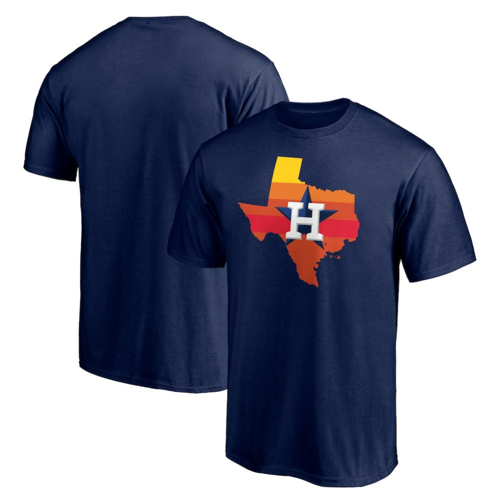 Houston Astros Hometown Collection Texas Sunrise T-Shirt - Navy - MLB on Sale