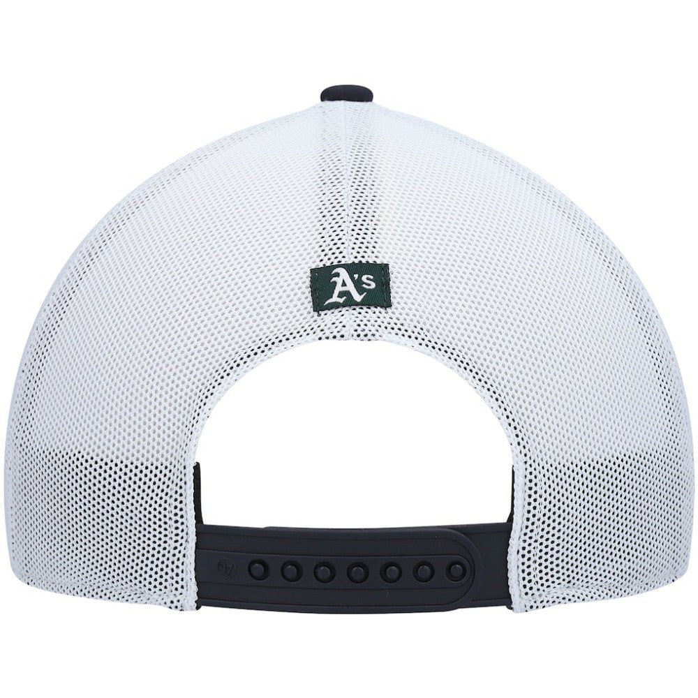 Athletics '47 Flag Fill Trucker Snapback Hat - Navy/White - 47 brand Discount