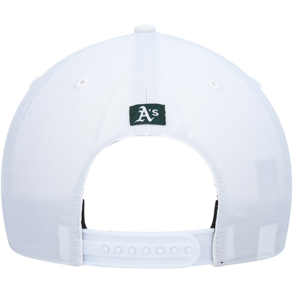 Athletics '47 Flag Flutter Hitch Snapback Hat - White - 47 brand Discount
