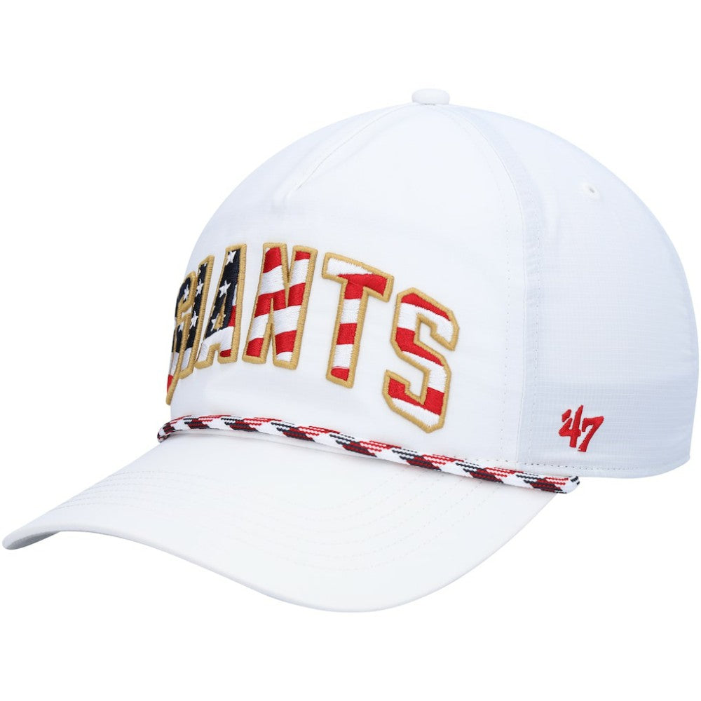 San Francisco Giants '47 Flag Flutter Hitch Snapback Hat - White - 47 brand on Sale