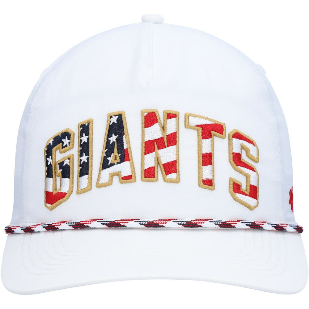 San Francisco Giants '47 Flag Flutter Hitch Snapback Hat - White - 47 brand on Sale