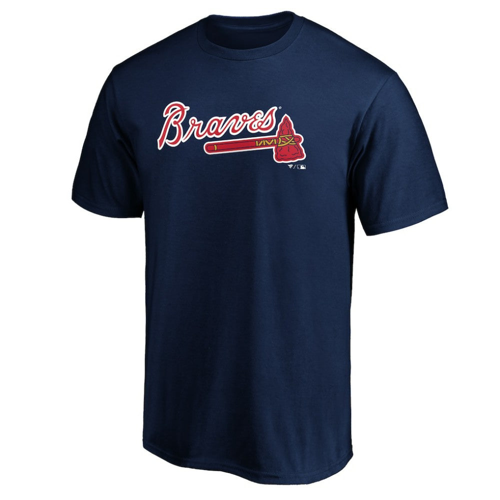 Atlanta Braves Official Team Wordmark T-Shirt - Navy - MLB Online