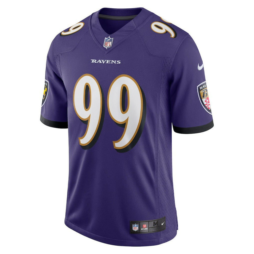 Nike Odafe Oweh Baltimore Ravens Vapor Limited Jersey Purple