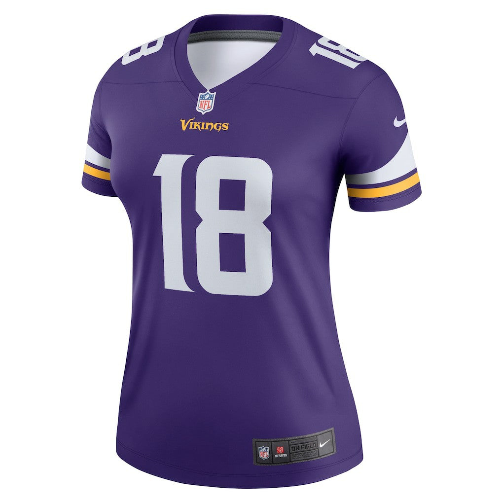 Nike Justin Jefferson Minnesota Vikings Women's Legend Player Performance Top Purple