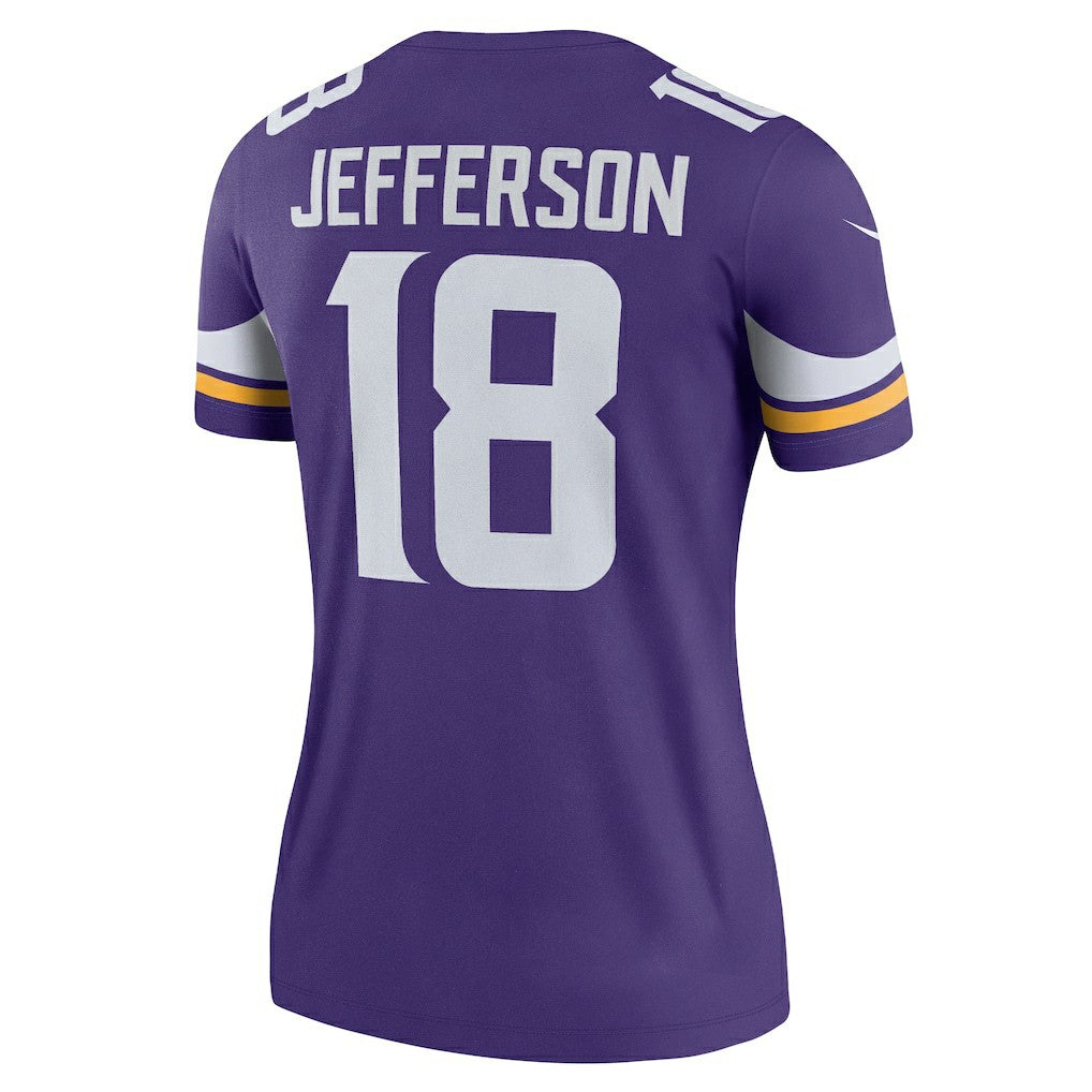 Nike Justin Jefferson Minnesota Vikings Women's Legend Player Performance Top Purple