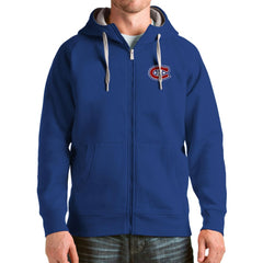 Montreal Canadiens Antigua Logo Victory Full-Zip Hoodie - Blue - NHL 4571799