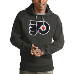 Philadelphia Flyers Antigua Logo Victory Pullover Hoodie - Charcoal - NHL 4572040