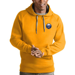 Buffalo Sabres Antigua Victory Pullover Hoodie - Gold - NHL 4572136