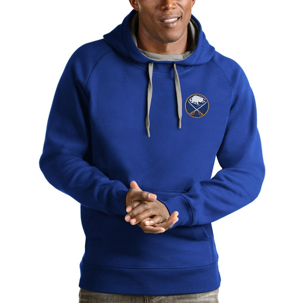 Buffalo Sabres Antigua Victory Pullover Hoodie - Royal - NHL 4572137