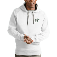 Dallas Stars Antigua Victory Pullover Hoodie - White - NHL 4572167