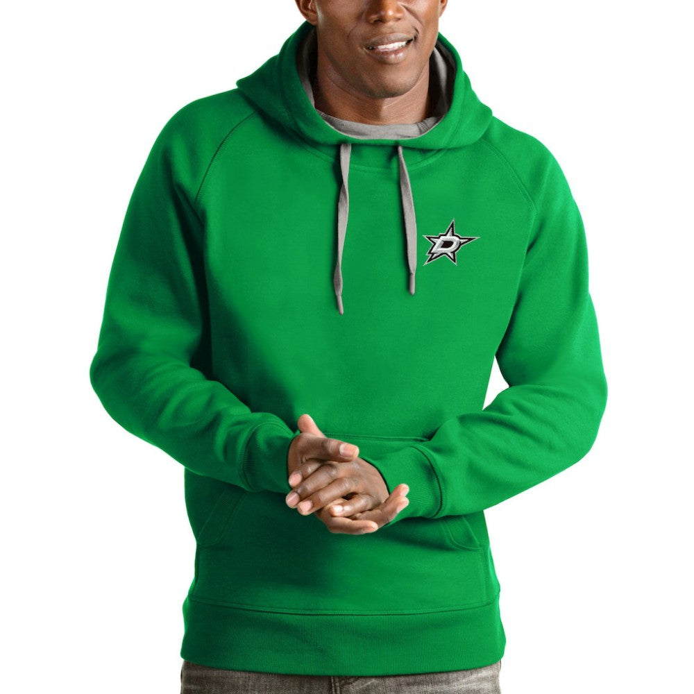 Dallas Stars Antigua Victory Pullover Hoodie - Kelly Green - NHL 4572170