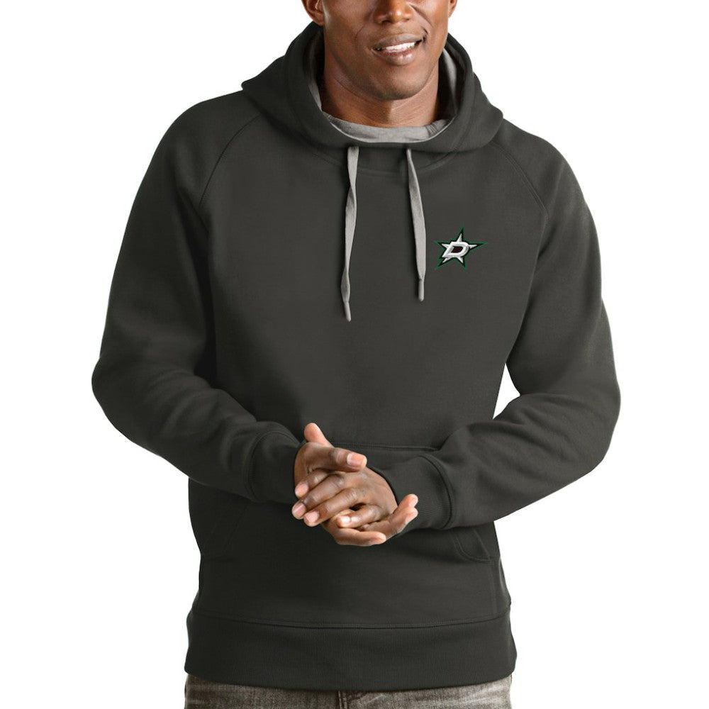 Dallas Stars Antigua Victory Pullover Hoodie - Charcoal - NHL 4572172